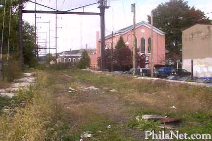 location of
old train station